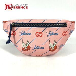 Gucci The Jetsons Cross Shoulder Bag Belt Body Leather Pink